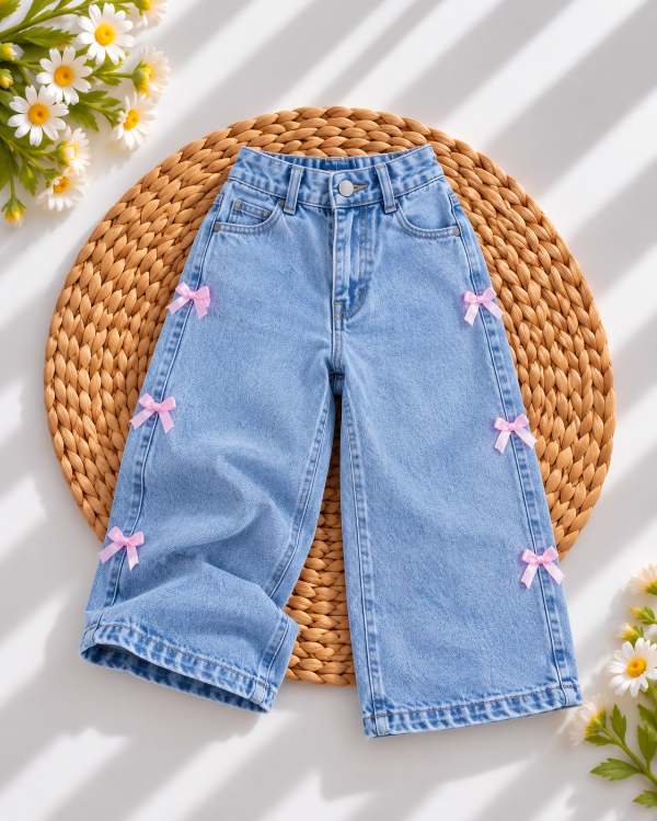 Producto - WIDE LEG MOÑITO CELESTE