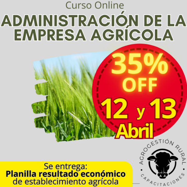 Producto - Curso Online Administración de la empresa agrícola
