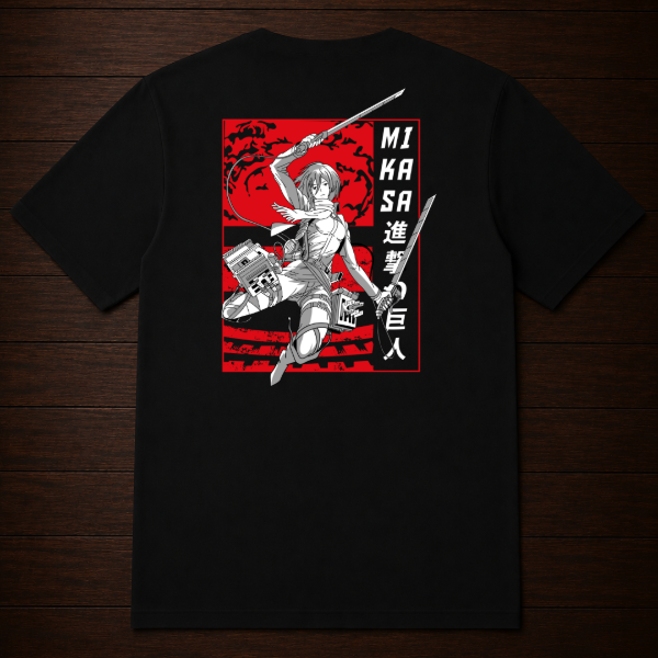 Producto - Remera - Mikasa Ackerman (Attack of titan) - 1