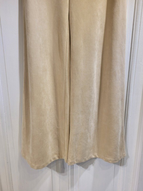 Producto - Pantalón MUSTARD SEED beige gamuzado wide-nuevo c/etiqueta- Talle S- PRECIO: 40X - 2