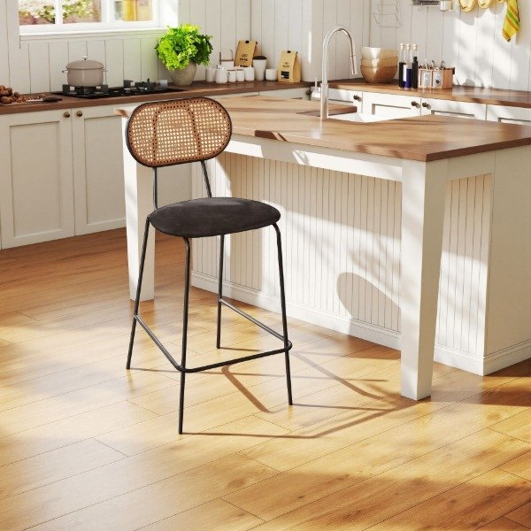 Producto - BANQUETA RENATA CON RATTAN - 0