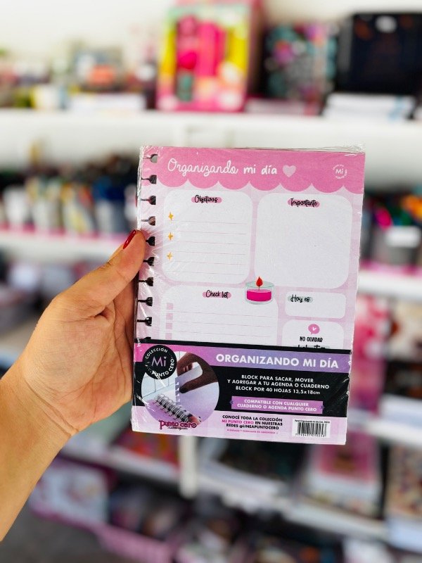 Producto - Repuesto A5 organizando mi día