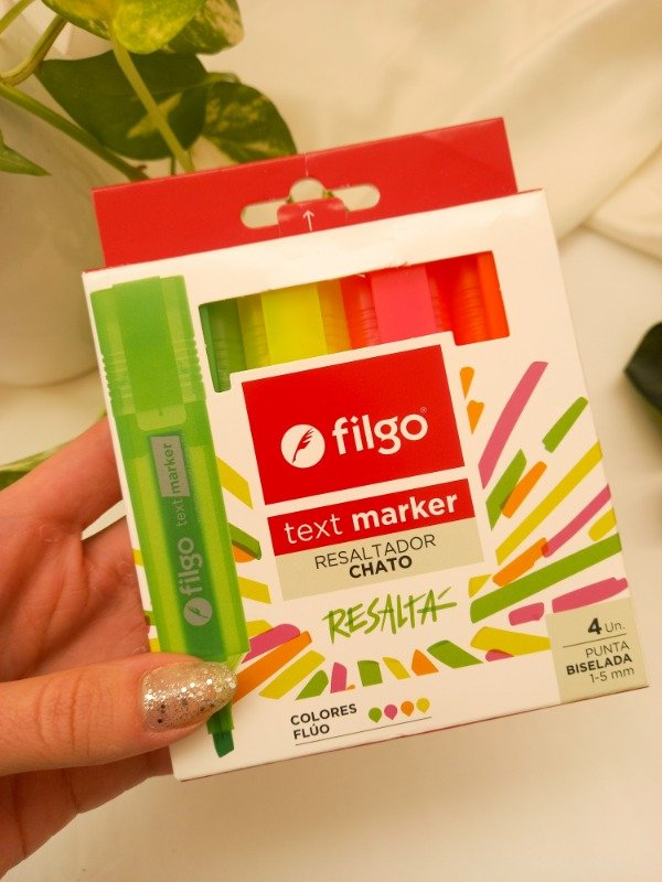 Producto - Resaltadores filgo x4