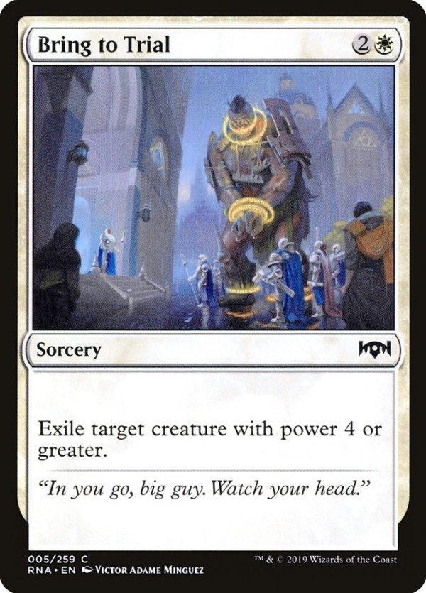 Producto - Bring to Trial  Ravnica Allegiance