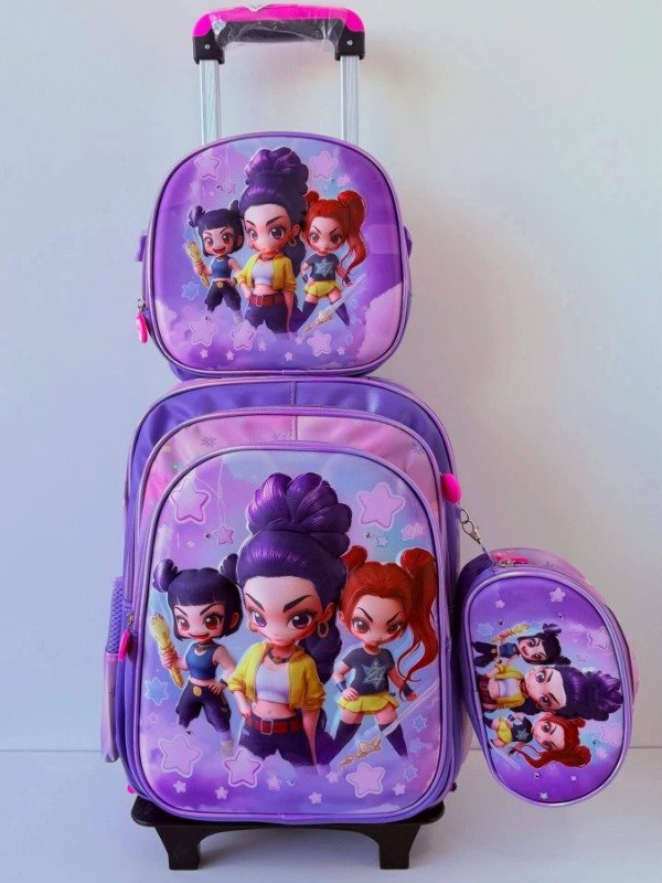 Producto - Mochila K pop con carrito toda con luces