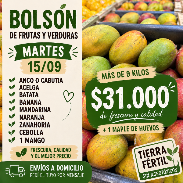 Producto - BOLSON ORGANICO + 1 MAPLE DE HUEVO - 0