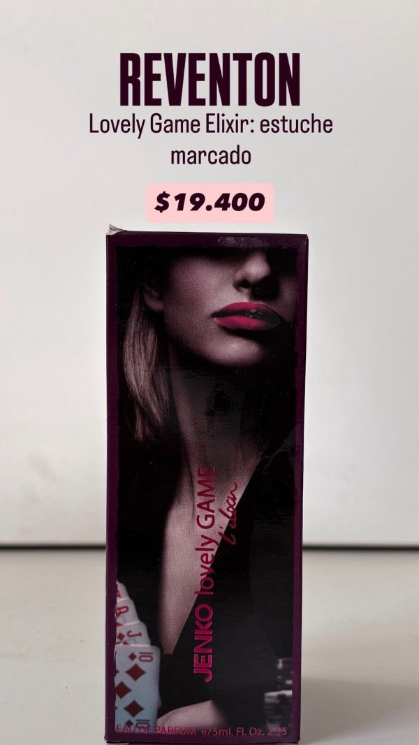 Producto - REVENTÓN - lovely game elexir estuche marcado