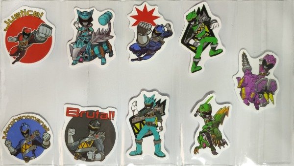 Producto - Pack Stickers / Power Rangers Lote N2 5 cm - 0