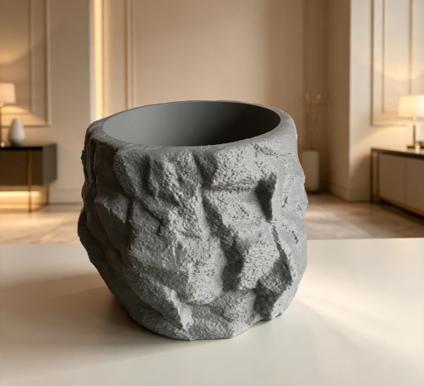 Producto - Maceta Decorativa Efecto Piedra