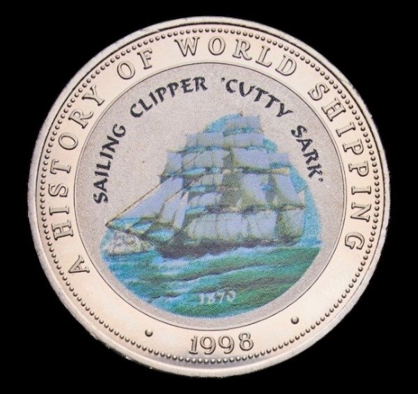 Producto - Somalia (1998) 25 Chelines "Velero Cutty Sark" - KM#50