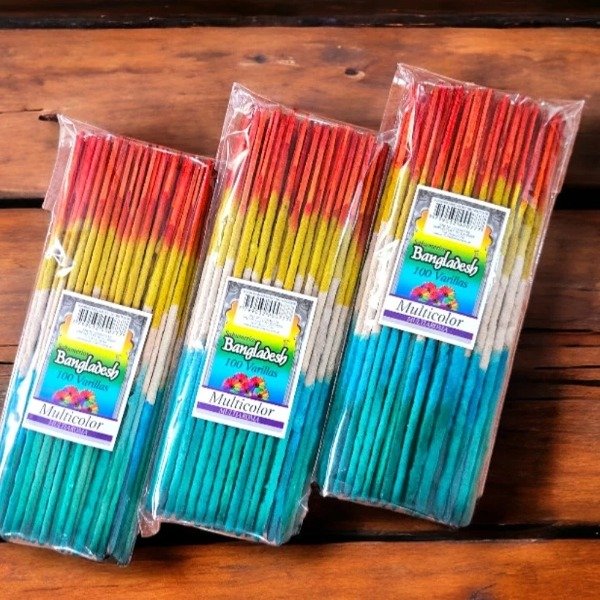 Producto - Sahumerios multicolor multiaroma x100