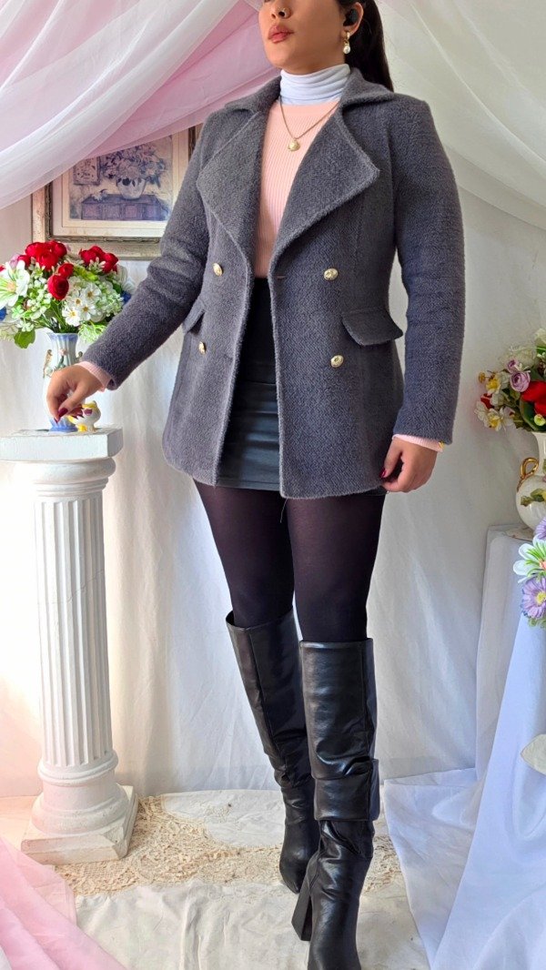 Producto - Tapado/Blazer Dana Gris! IMPORTADO NUEVO - 0