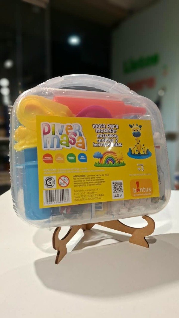 Producto - Valija divermasa con extrusor, moldes y herramientas