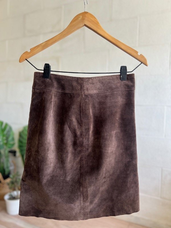 Producto - Falda chocolate gamuzada