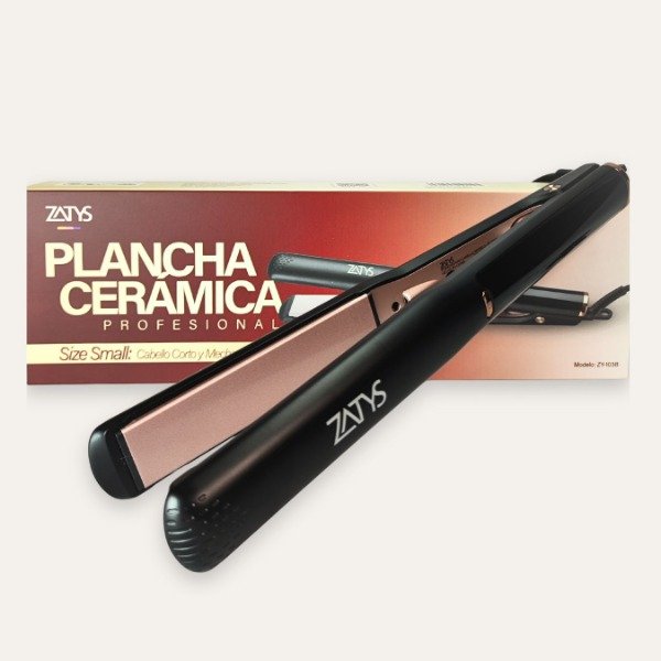 Producto - Plancha Ceramica Para Pelo Con Pantalla Digital 230o Zatys