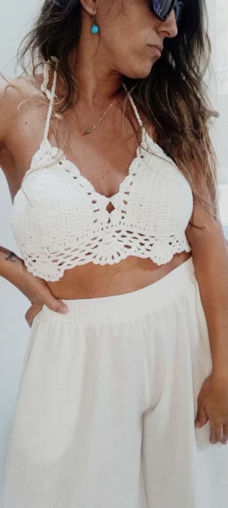 Producto - Top corpiño crochet con base - 1