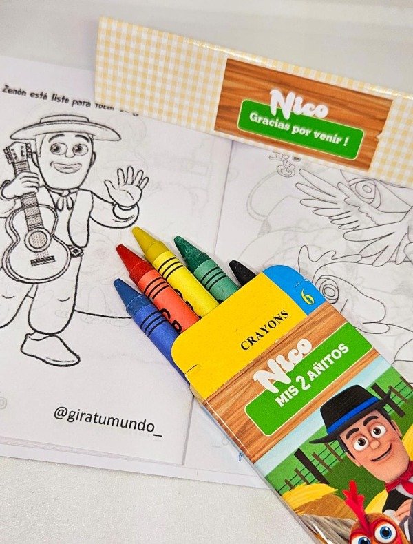 Producto - Librito + caja crayones - 1