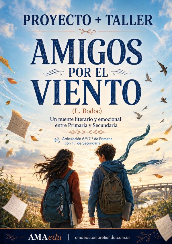 Producto - Lectura AMIGOS POR EL VIENTO (Articulación Primaria-Secundaria)