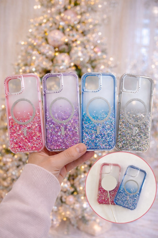 Producto - Fundas magsafe glitter degradé. IPhone 17 pro
