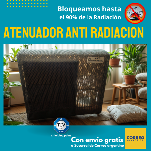 Producto - Atenuador bloqueador Radiación wifi c/envío a suc correo gratis