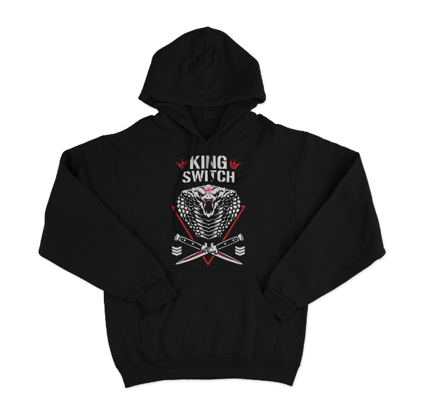 JAY WHITE [AEW - King Switch Cobra Logo - Buzo Canguro] — imagen 2