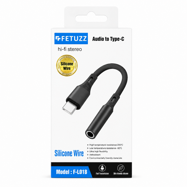 Producto - ADAPTADOR JACK A TIPO C FETUZZ