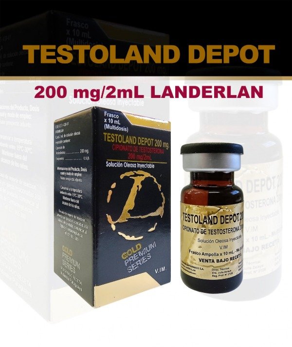 Producto - TESTOLAND DEPOT 200 mg/2mL - LANDERLAN GOLD