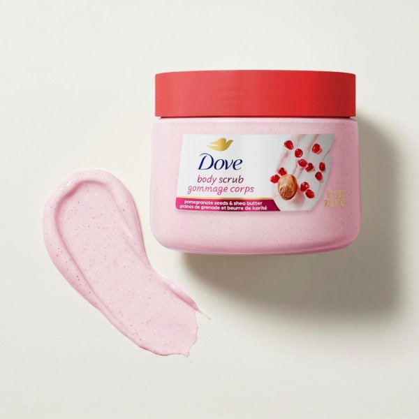 Producto - Dove Pomegranate and Shea Butter Body Scrub 425g