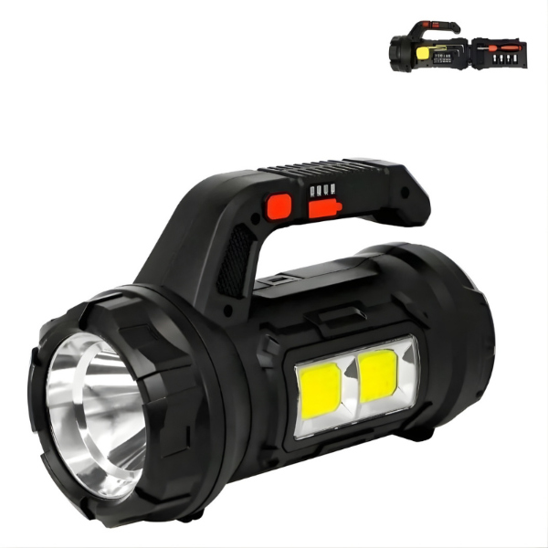 Producto - Linterna 3 Posiciones + Caja de Herramientas