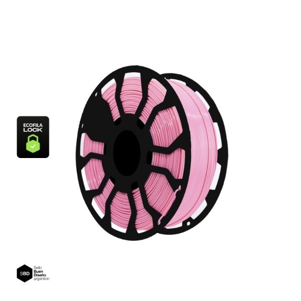 Producto - Filamento Hellbot ECOFILA PLA 1,75mm 1kg ROSA PASTEL