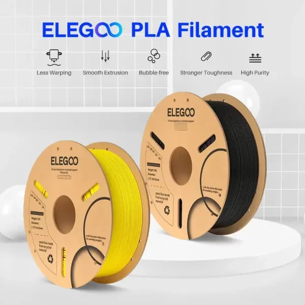 Producto - FILAMENTO ELEGOO PLA+ MADERA 1.75MM - 1