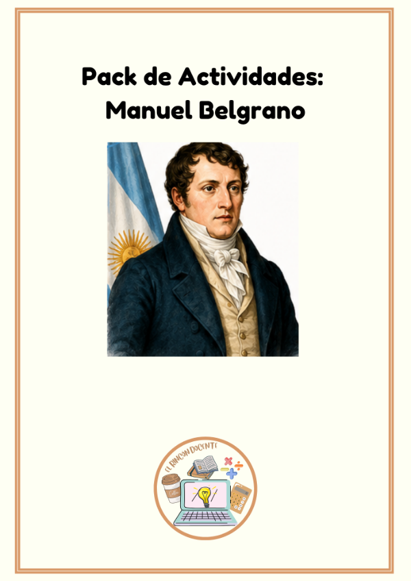 Producto - Pack de actividades- " Manuel Belgrano"