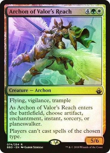Producto - Archon of Valor's Reach (Foil)