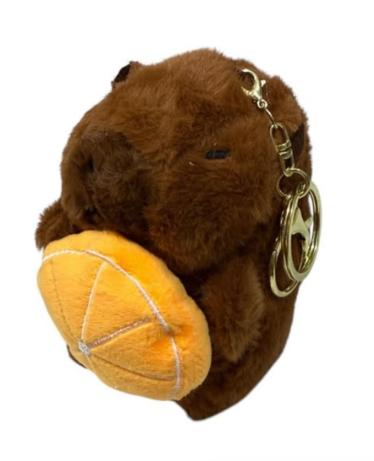 Producto - Llavero peluche Capibara Naranja