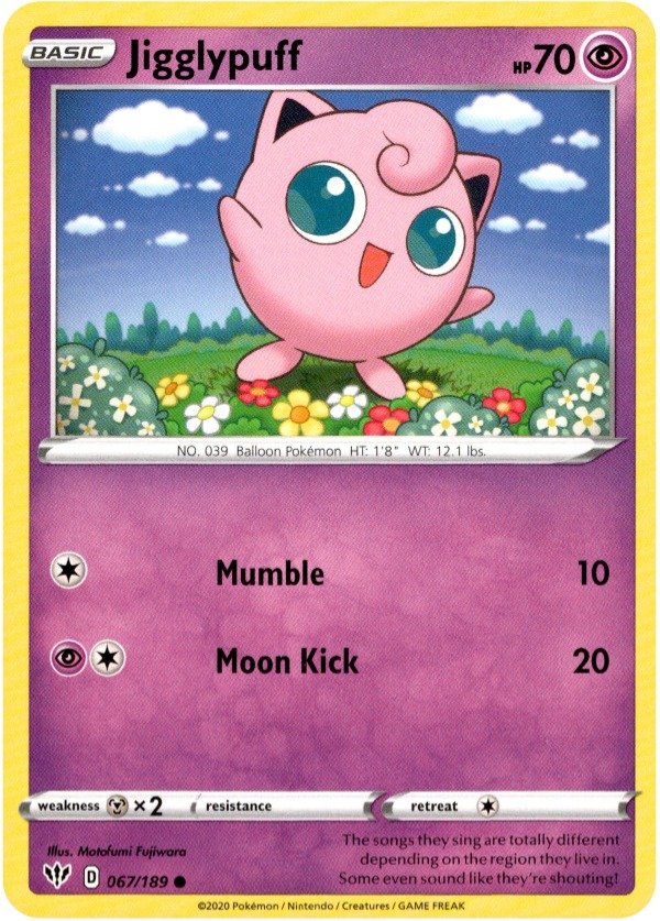 Producto - Jigglypuff - 67/189 - Darkness Ablaze