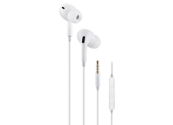 Producto - Auricular c/microfono-intrauditivos-manos libres-mini plug 3.5mm TRRS -cable 1.2