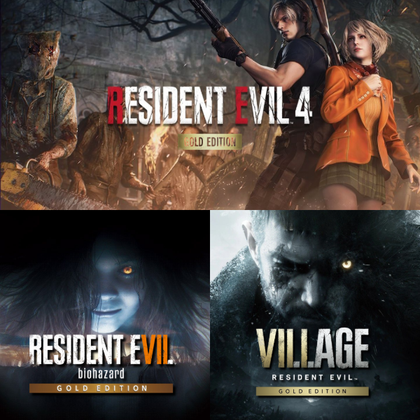 Producto - Resident Evil 4 + 7 + 8 Gold Editions Combo