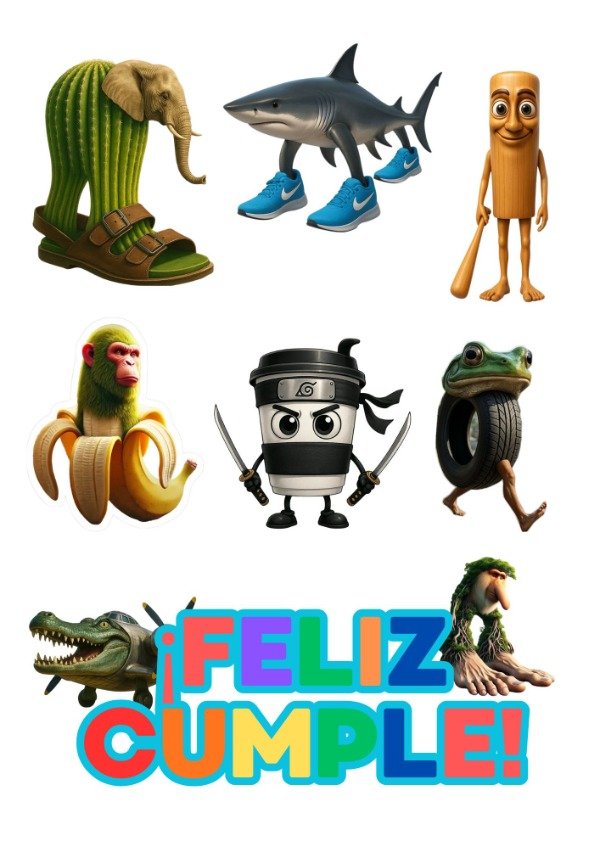 Producto - Italian Brainrot - Topper