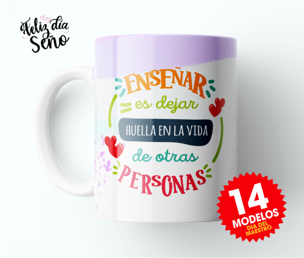 Producto - Plantilla Tazas Día del Maestro frases Diseños para sublimar Sublimación #t760