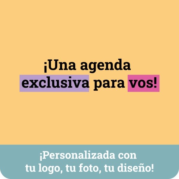 Producto - Agenda 2026 con TU diseño