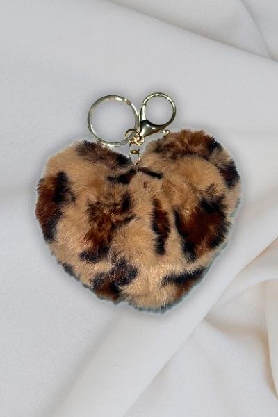 Producto - Llavero Corazon Dorado Peluche