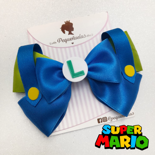 Producto - Maxi Moño Luigi 12 cm