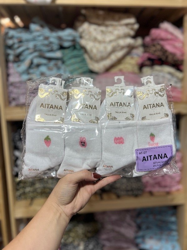Producto - Aitana 3/4 dibujos rosas