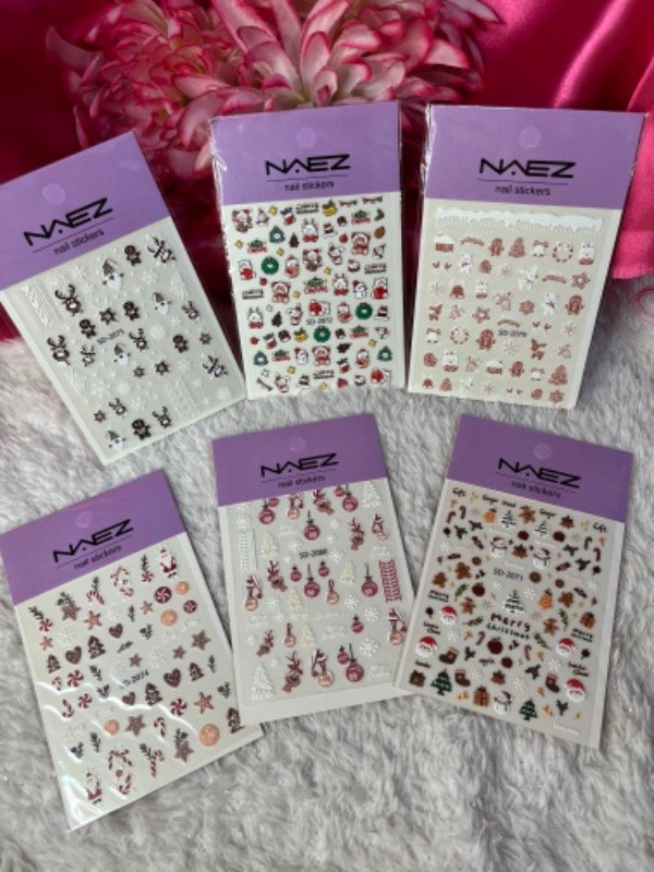 Producto - Sticker para uñas-Navidad