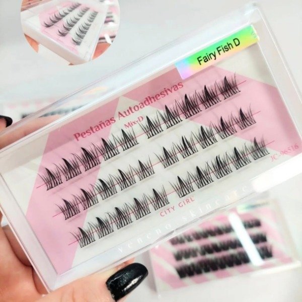 Producto - Pestañas postizas autoadhesivas reutilizables - Fairy Fish D