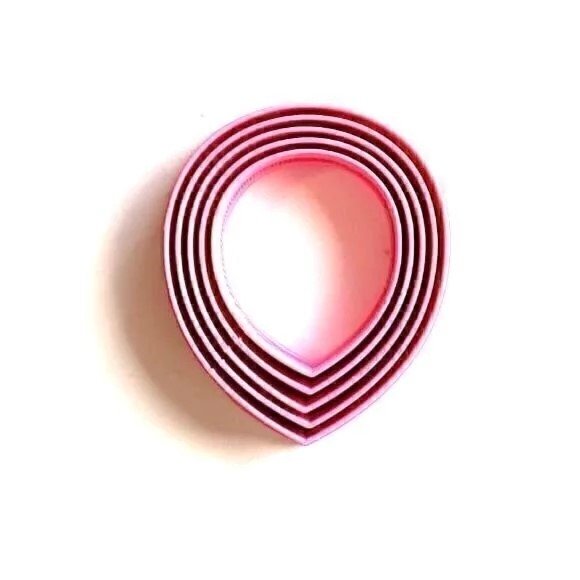 Producto - SET CORTANTE 3D PETALOS DE ROSA X 5