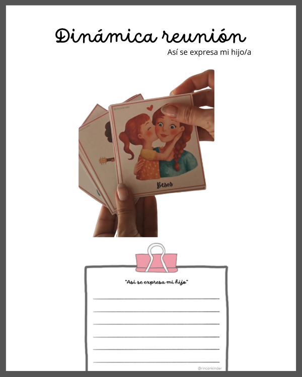 Producto - Dinámica Reunión- Así se expresa mi hijo/a