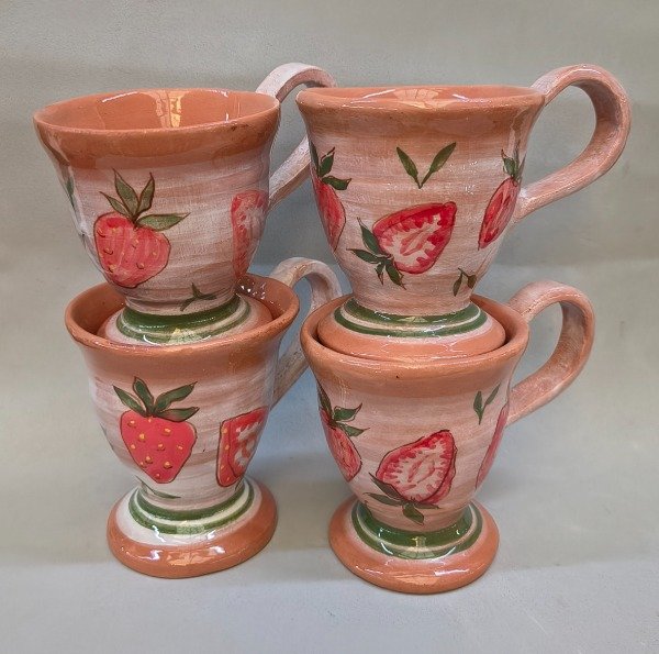 Producto - Sets Tazas de Frutillas x4