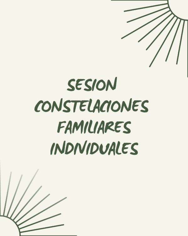 Producto - Sesion de Constelaciones familiares Individuales