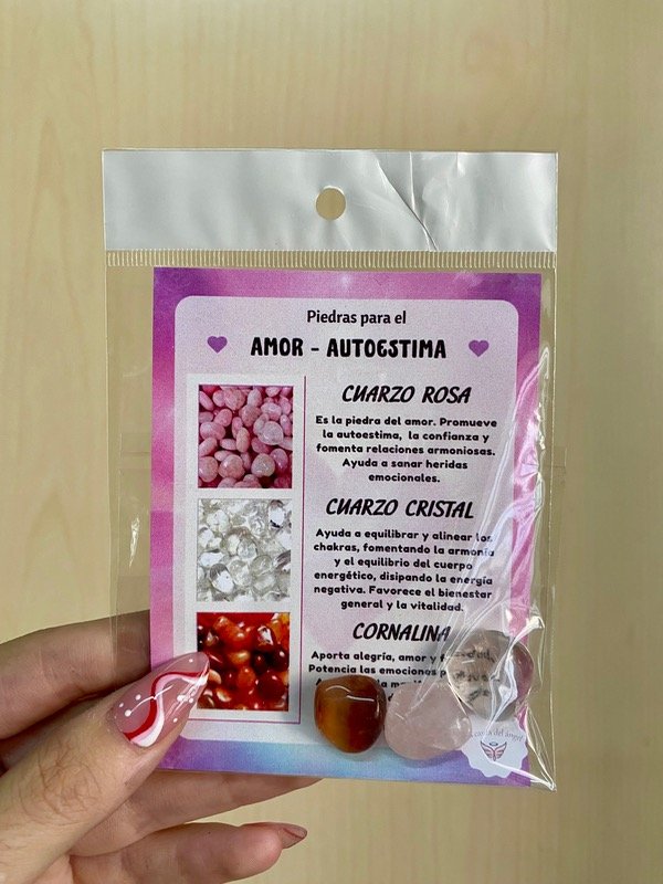 Producto - Piedras energéticas para el Amor/Autoestima
